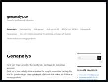 Tablet Screenshot of genanalys.se
